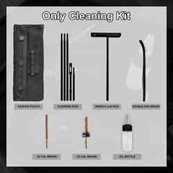 Kit limpieza pistolas con varillas extensibles y cepillos bronce