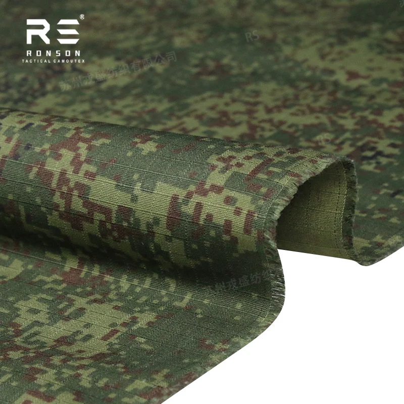 EMR Tela ripstop táctica para uniforme poliéster algodón