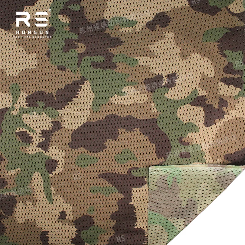 TAZ16 Suiza Woodland malla táctica camuflaje poliéster ligera - imagen 2