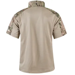 Camiseta táctica camuflaje manga corta secado rápido transpirable