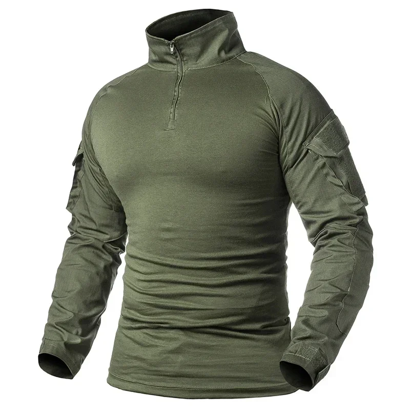 Camiseta táctica transpirable camuflaje para senderismo hombre - imagen 5