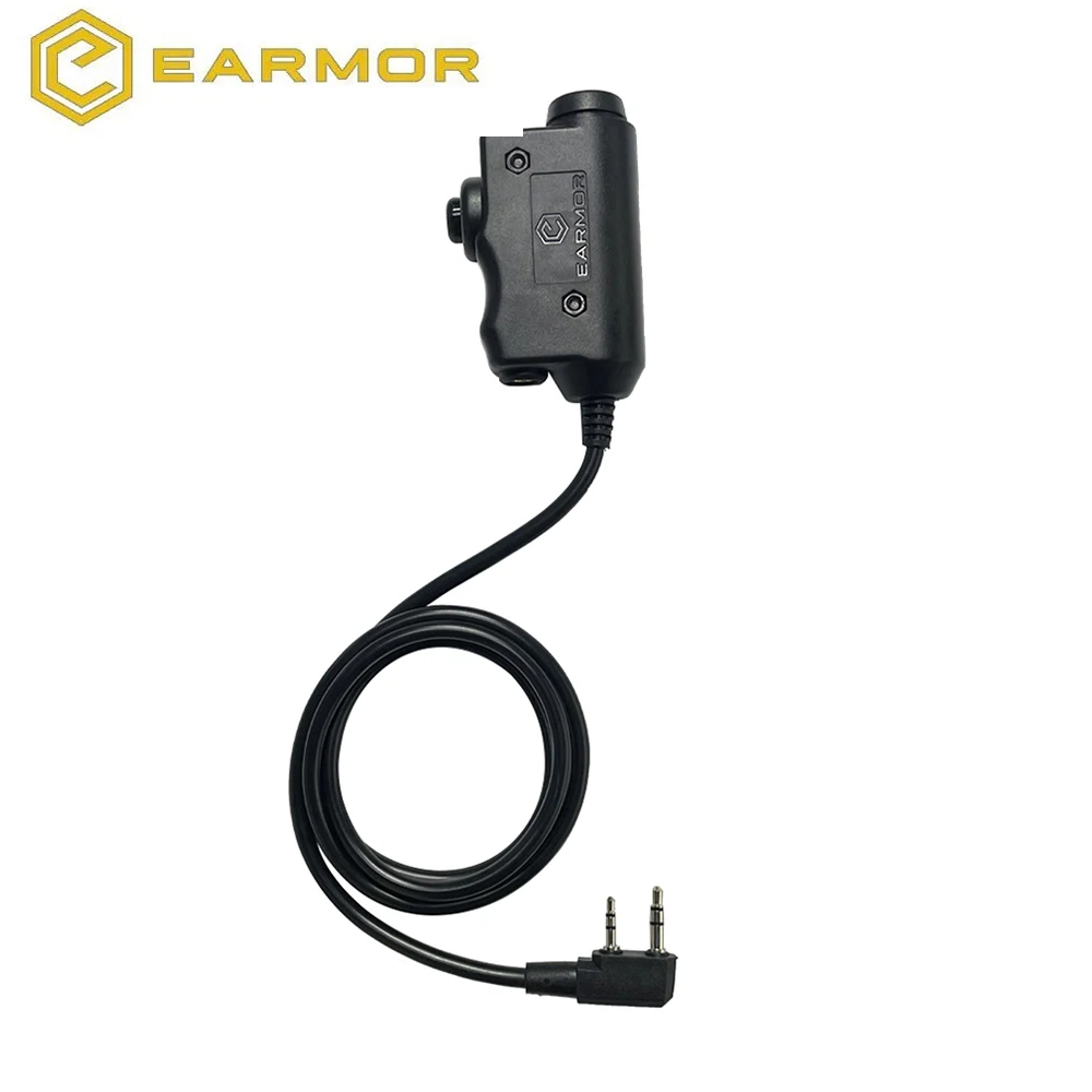 Vista del adaptador táctico PTT con clip