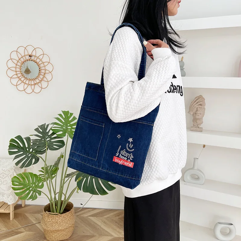 Bolso de mezclilla estilo coreano