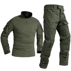 Traje táctico Multicam ripstop transpirable para exteriores