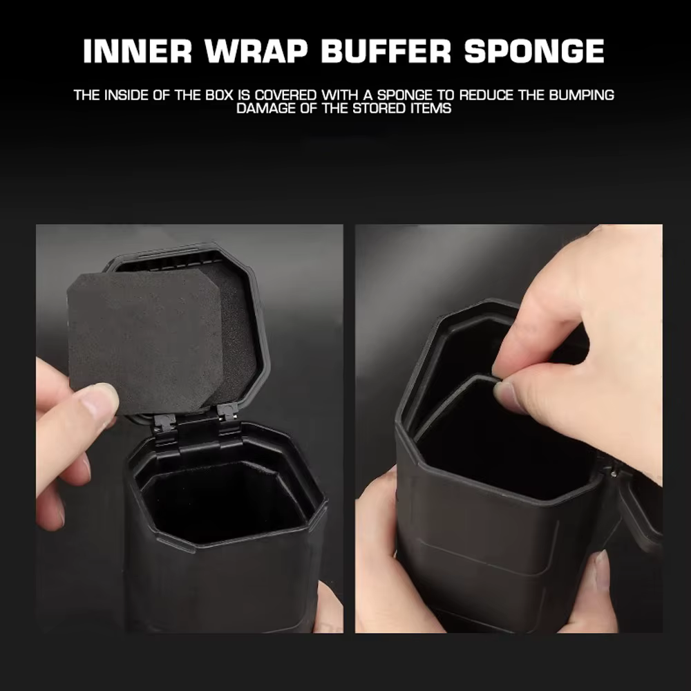 Estuche táctico MOLLE rígido multicompartimento – herramientas y accesorios - imagen 4