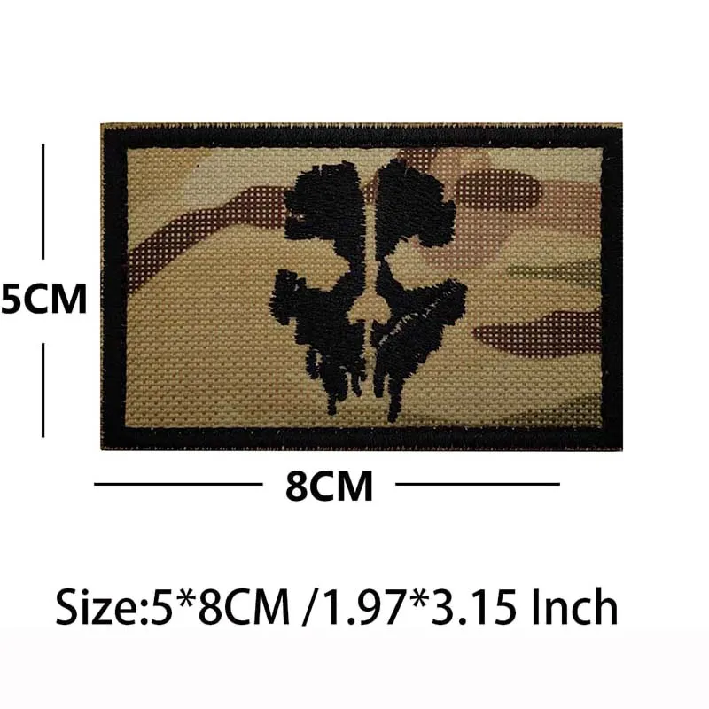 Parches gancho y bucle bordados emblemas tácticos brazalete mochila