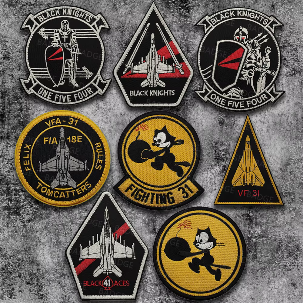 Black Aces parche bordado aviador F-14 Tomcat – Tactical - imagen 4