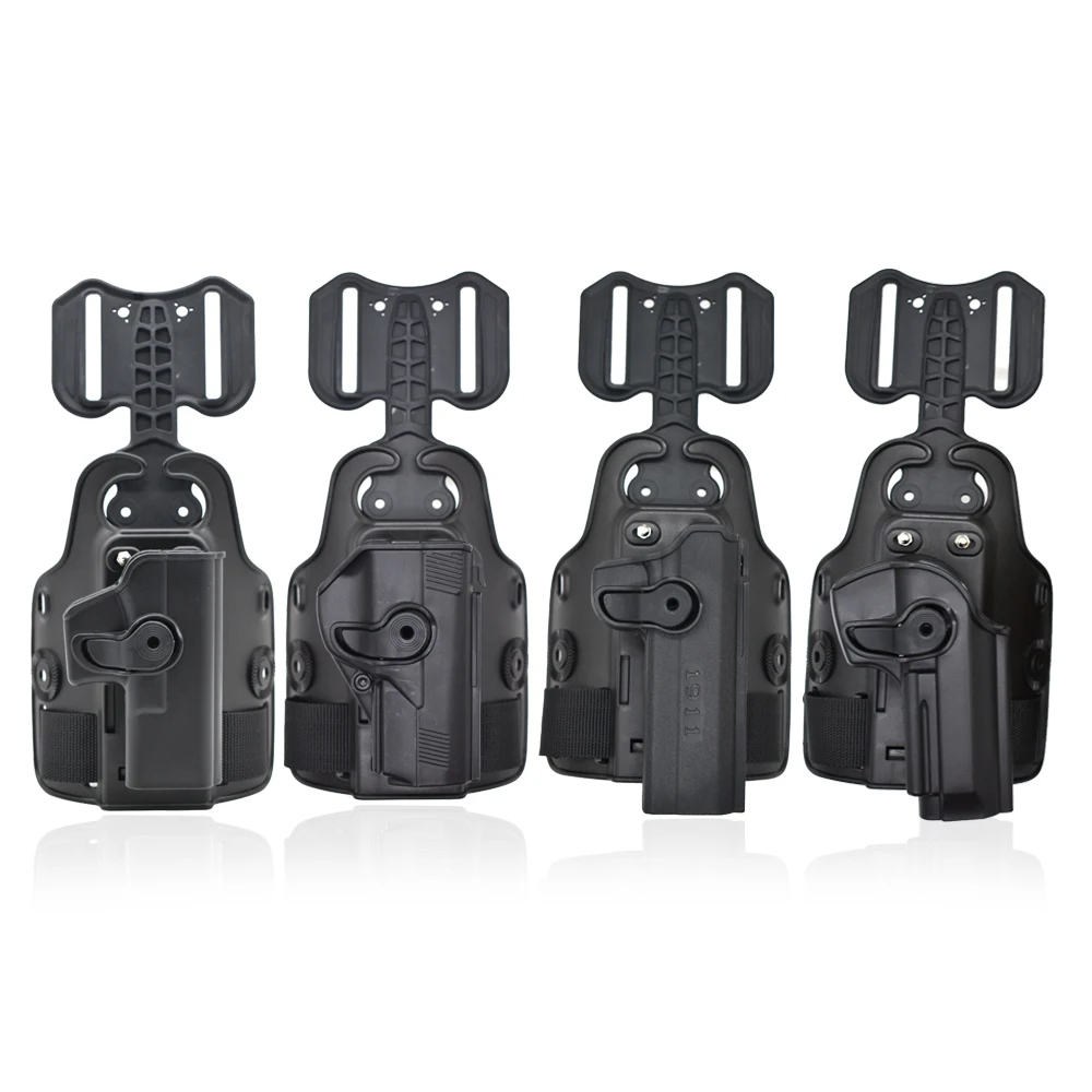 Funda táctica pierna extensible para pistola – Glock 17 M9 Colt 1911 - imagen 4