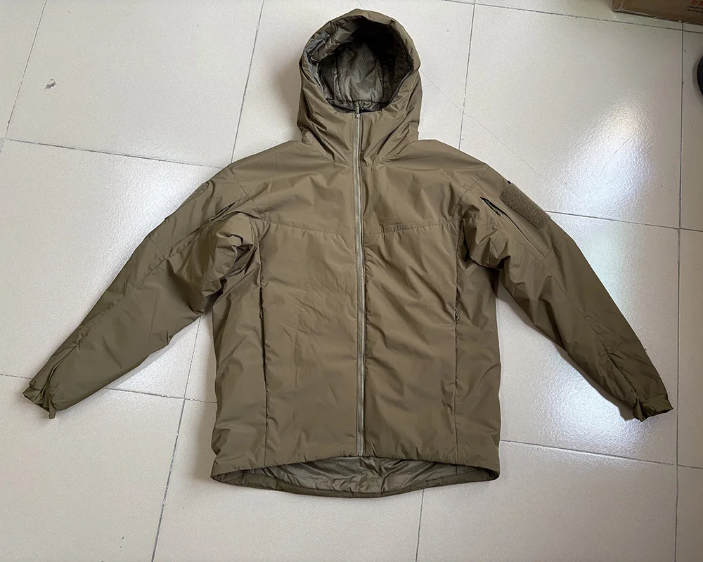 Lea Chaqueta táctica impermeable de algodón con capucha y viento - imagen 4