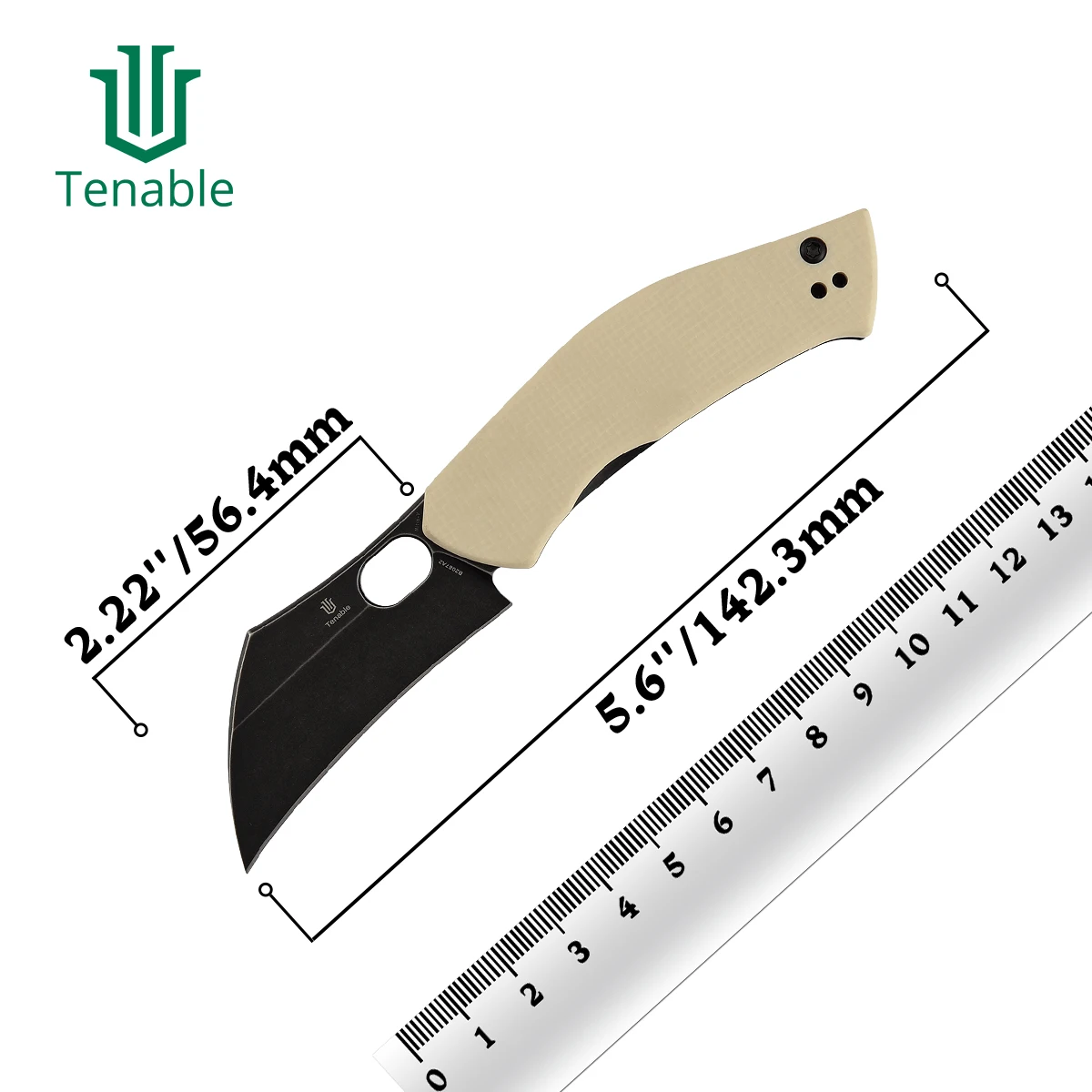 Tenable B2087 Osprey, cuchillo plegable Nitro-V con mango G10 - imagen 3