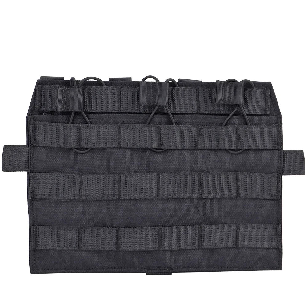 Panel MOLLE triple cargadores 5.56 M4 para chaleco táctico AVS