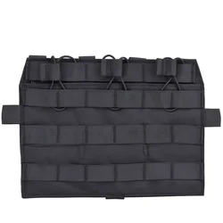 Panel MOLLE triple cargadores 5.56 M4 para chaleco táctico AVS