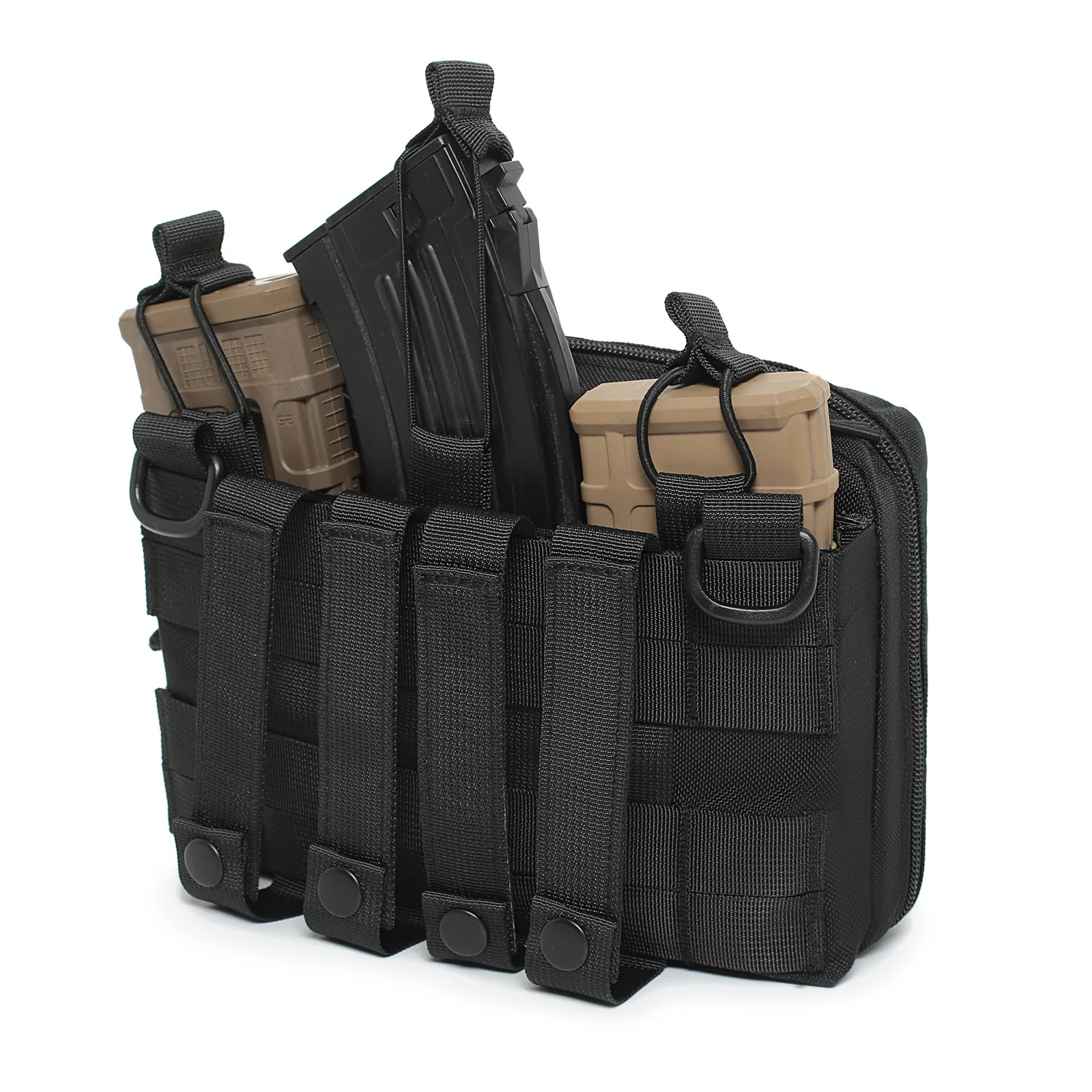 Bolsa táctica admin MOLLE para cargadores, herramientas y botiquín EMT - imagen 5