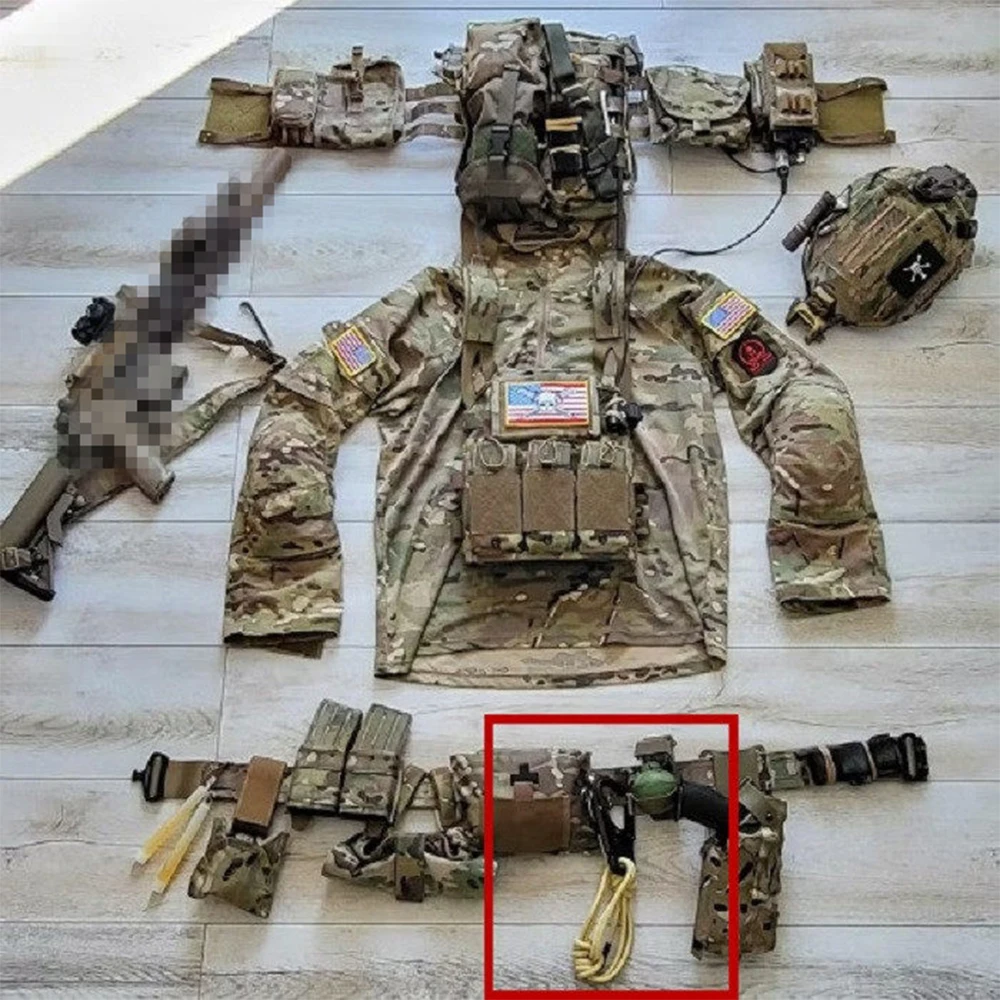 Arnés táctico de paracaidismo con doble hebilla de seguridad - imagen 5