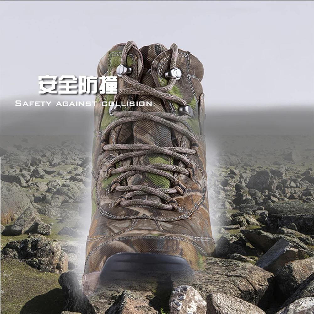 Botas tácticas impermeables antideslizantes camuflaje transpirables - imagen 5