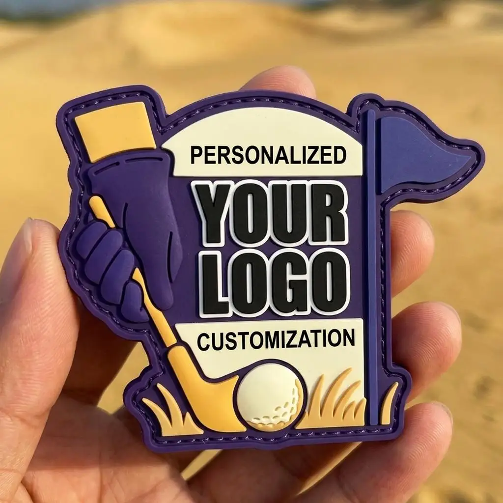 Parche termoadhesivo gancho y bucle PVC relieve 3D personalizable - imagen 5