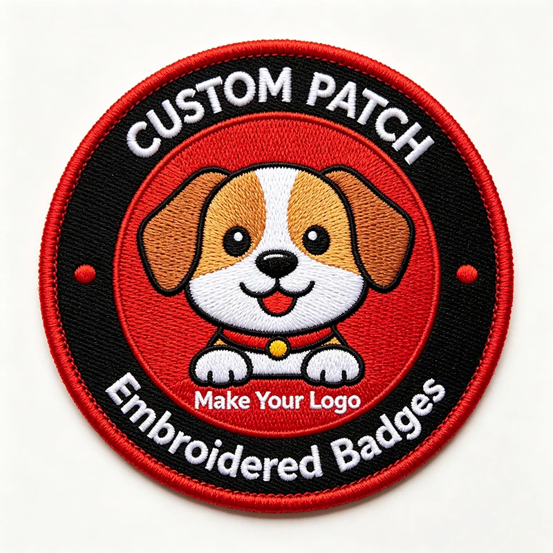 Parche bordado termoadhesivo cachorro animado para mochila infantil - imagen 5