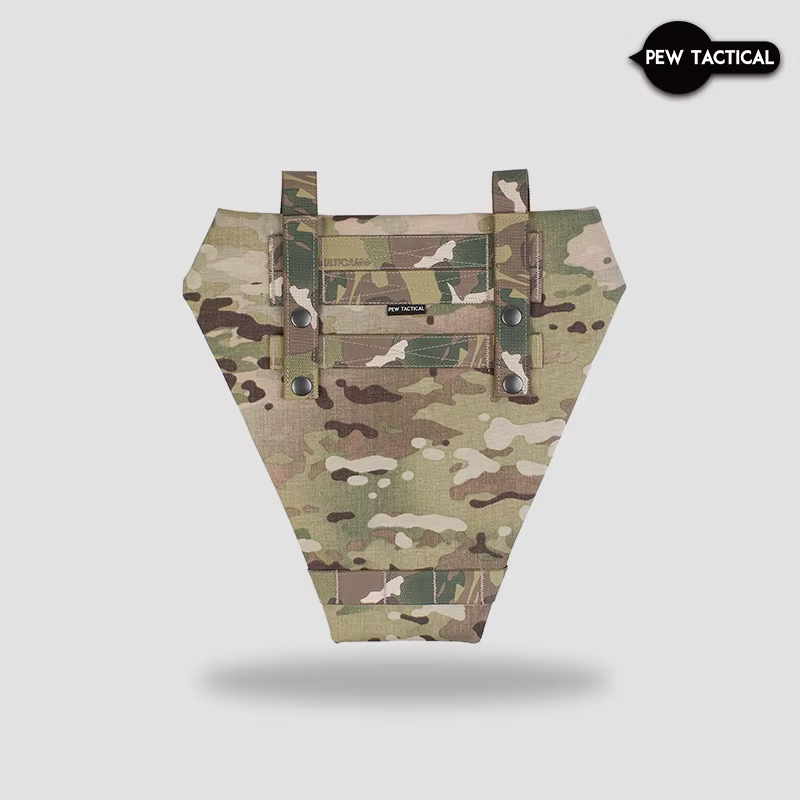 PEW TACTICAL Panel protección ingle MOLLE – Camuflaje táctico - imagen 3