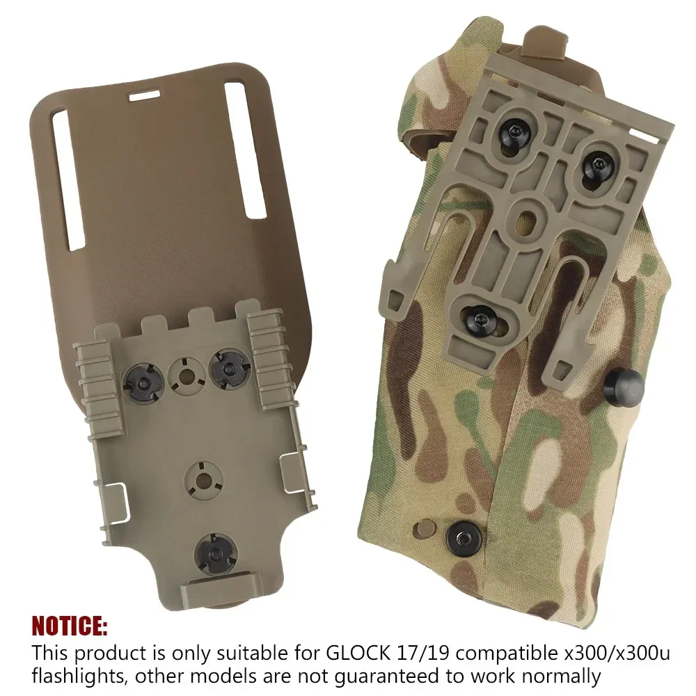 6354DO funda táctica pistola G17/X300U-A con QLS y correa de pierna - imagen 5