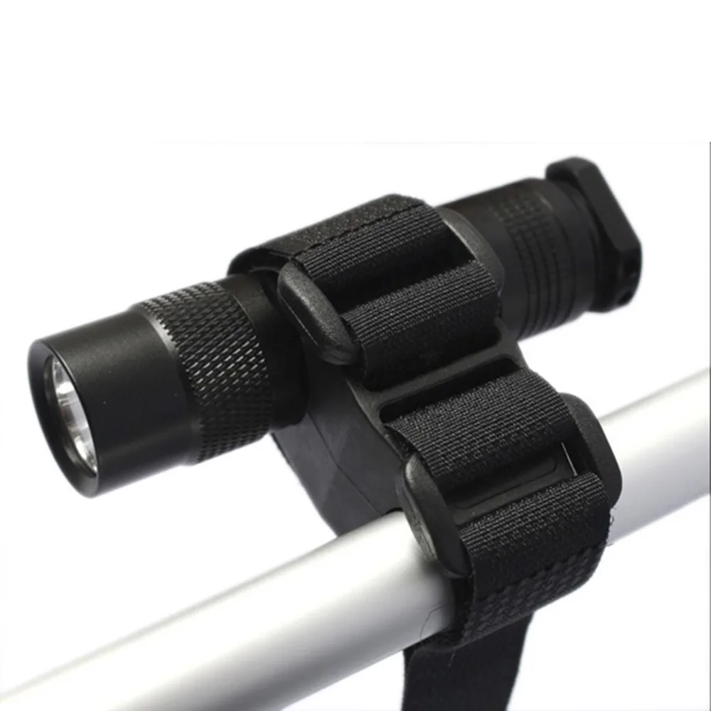 Soporte Velcro para linterna LED de bicicleta - Montaje táctico - imagen 2