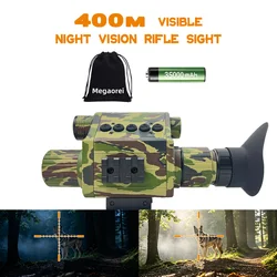 Visión nocturna infrarroja camuflaje militar verde con retícula