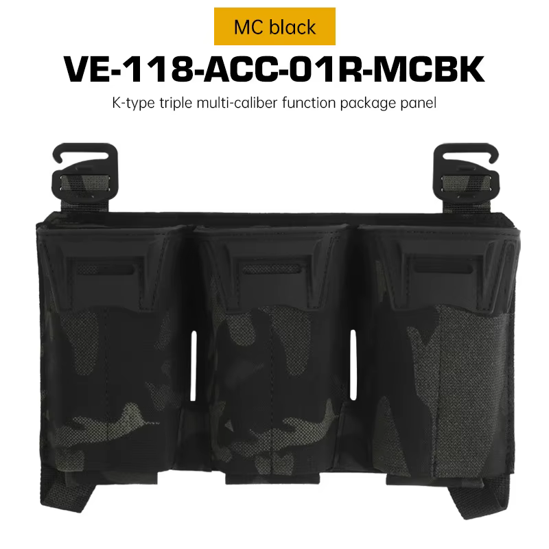 Bolsa portacargadores triple táctica MOLLE Multicalibre - imagen 3