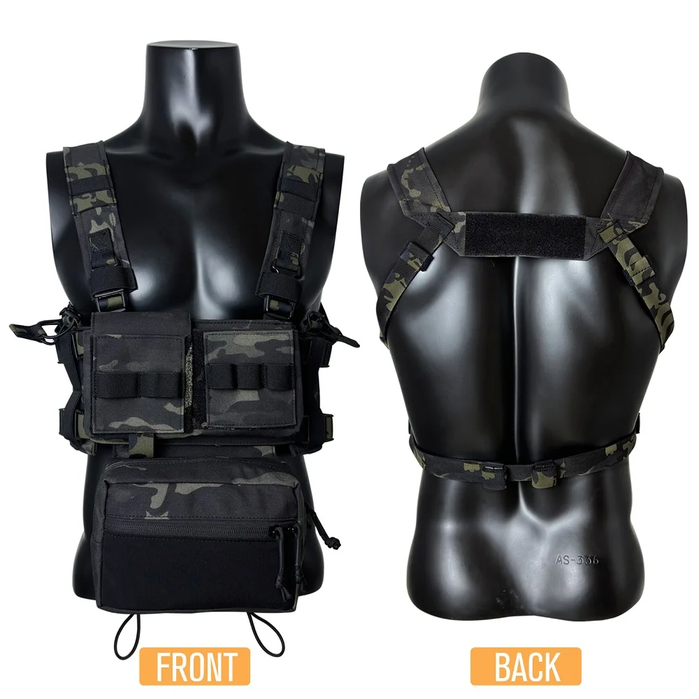 EmersonGear MK4 chaleco táctico multifunción SS nailon 500D con expansión Bellyband - imagen 3