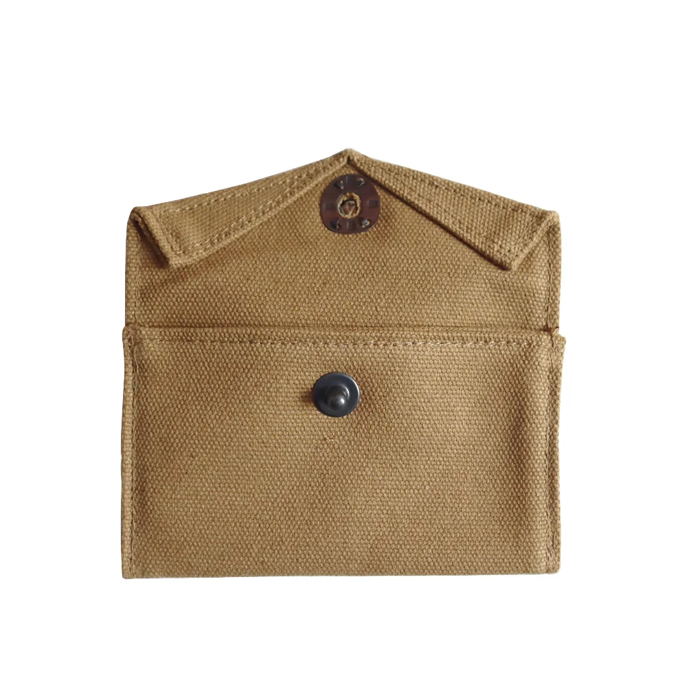 M1942 Bolsa de primeros auxilios lona, gancho metálico táctica vintage - imagen 2