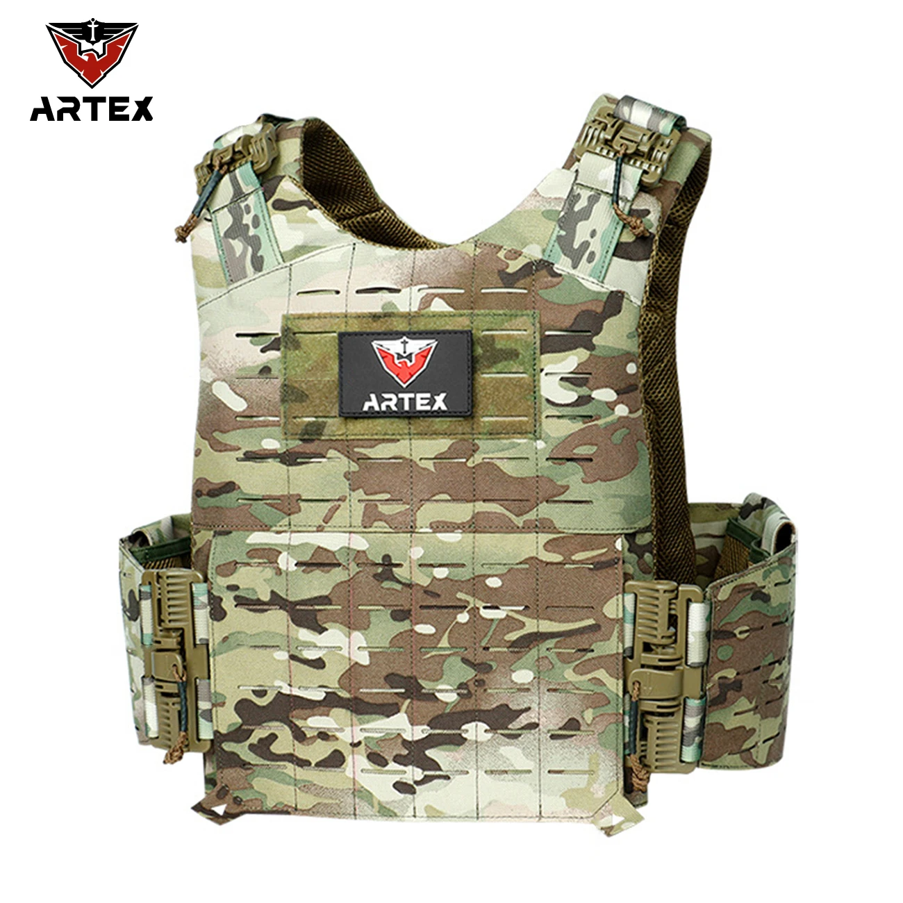 Artex chaleco MOLLE sistema expansión láser liberación rápida - imagen 2