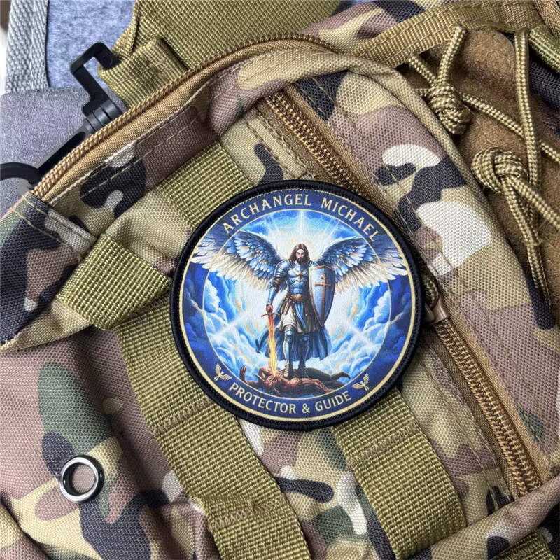 Parche táctico Michael de moral militar con velcro para brazalete - imagen 4