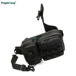 Bolsa aparejos pesca impermeable riñonera bandolera gran capacidad