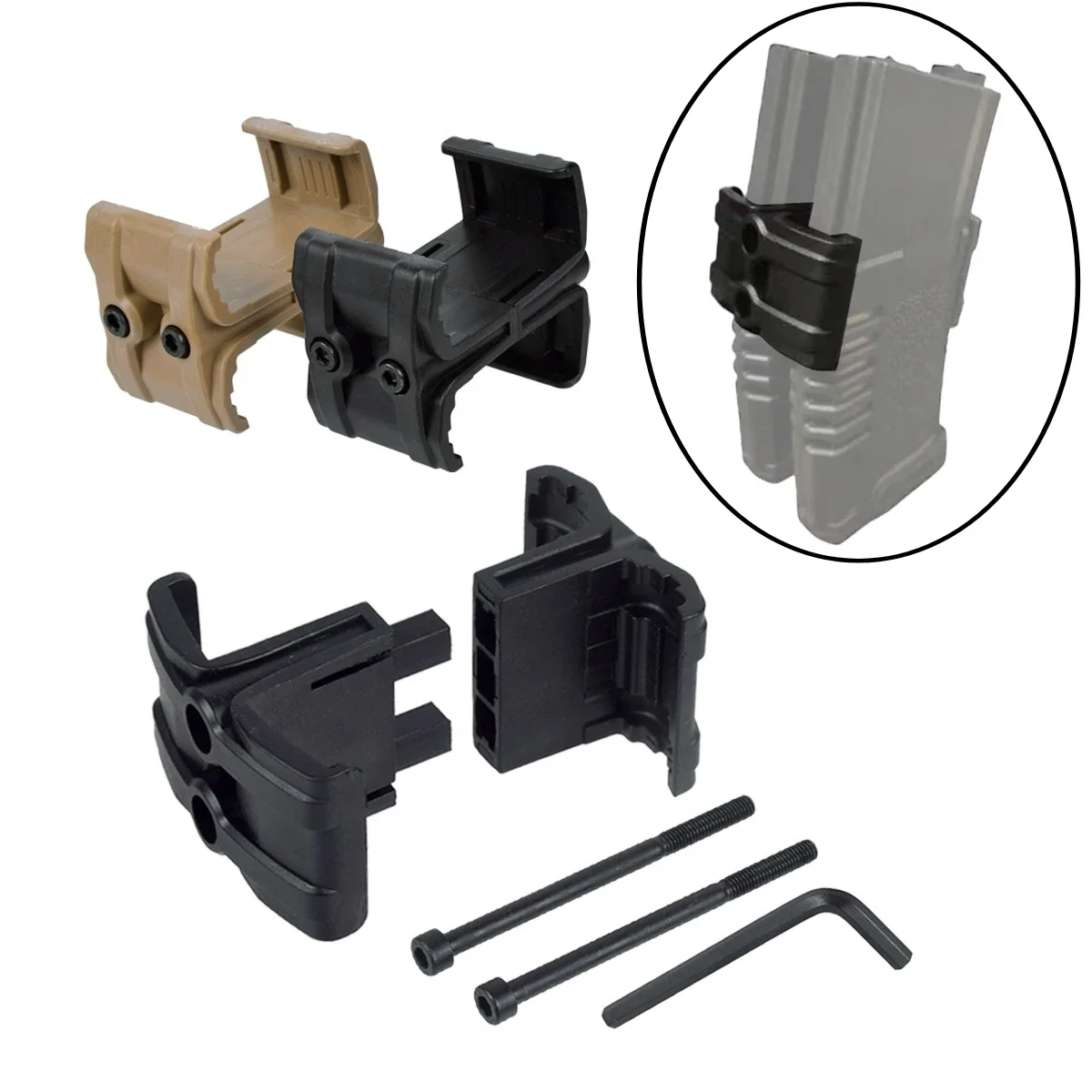 Montaje dual para cargadores de formato M4