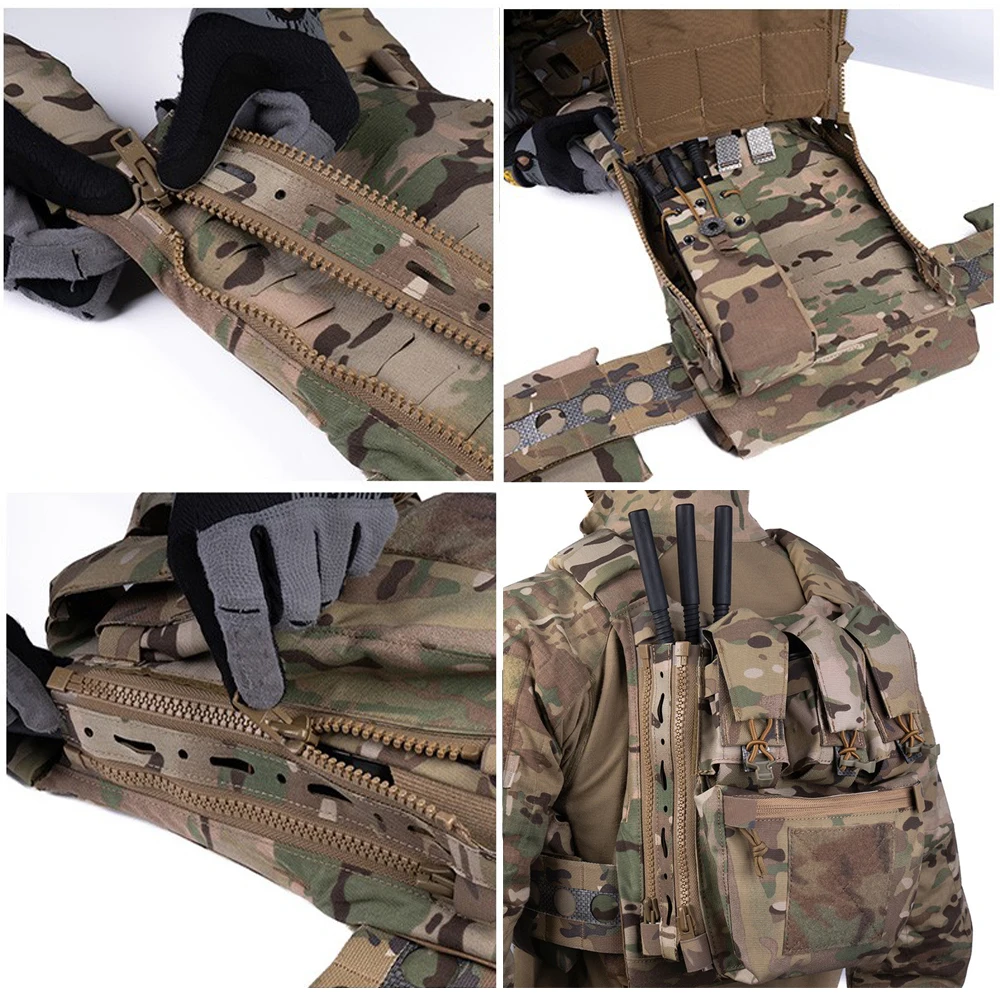 Panel MOLLE modular trasero Ferro con cremallera