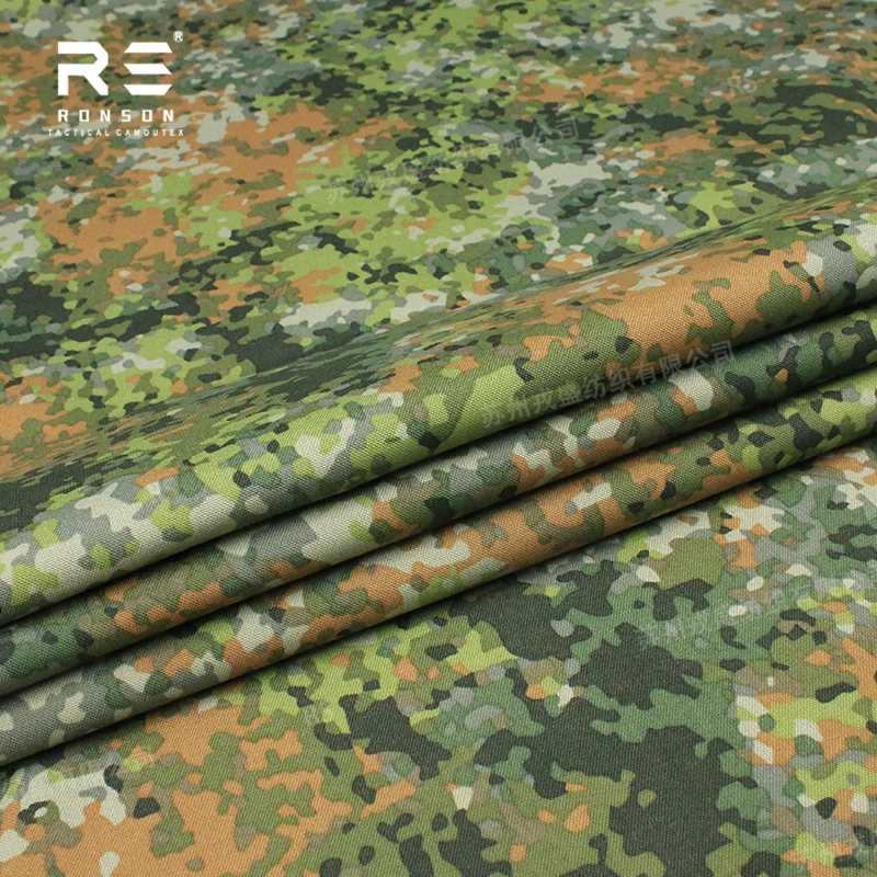 Tela Cordura camuflaje fractal holandés NFP verde PU NIR - imagen 5