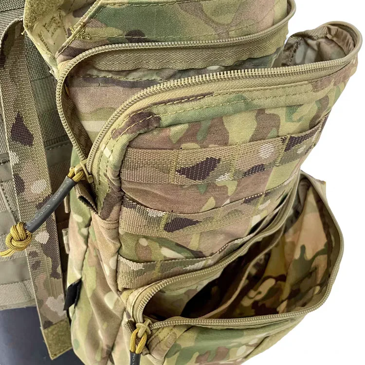 Chaleco táctico outdoor con bolsa de agua y panel trasero - imagen 5