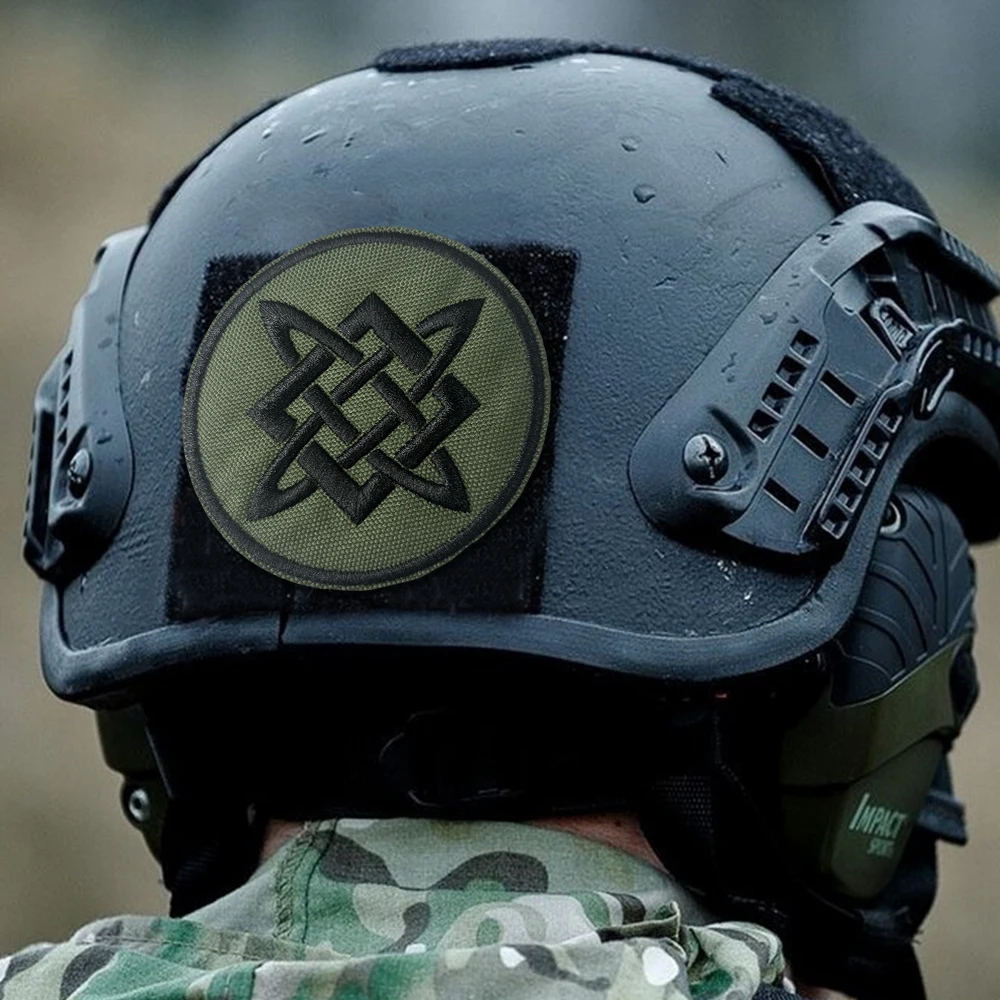 Parche táctico PVC con diseño militar