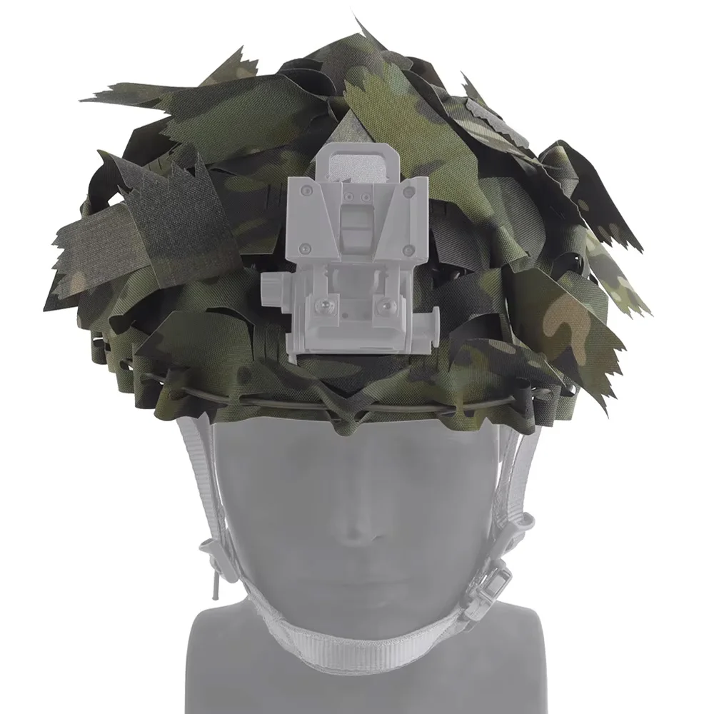 Cubierta casco táctico camuflaje 3D balística corte láser - imagen 4