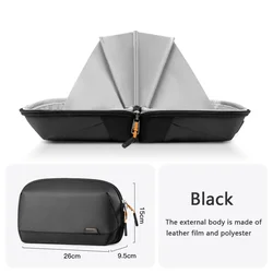 Organizador de cables impermeable para viaje con bolsa portátil