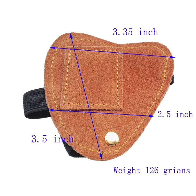 Protector de dedos para tiro con arco: banda elástica ajustable - imagen 2
