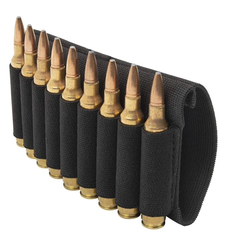 Porta cartuchos táctico elástico para rifle