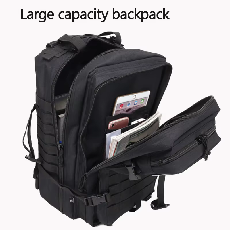 Mochila táctica 50L 1000D nylon impermeable – senderismo - imagen 2