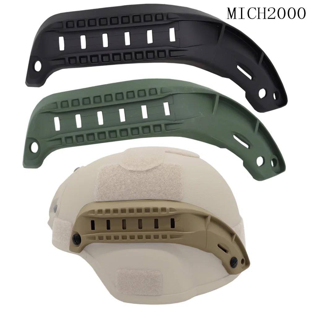 Riel guía lateral casco caza Airsoft MICH2000 – Accesorios para montaje riel MICH