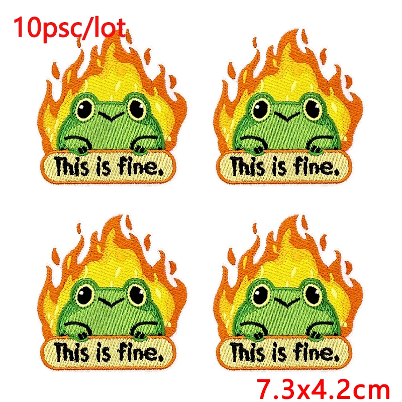 Parches bordados animales Hip Hop – Termoadhesivos para mochilas - imagen 2
