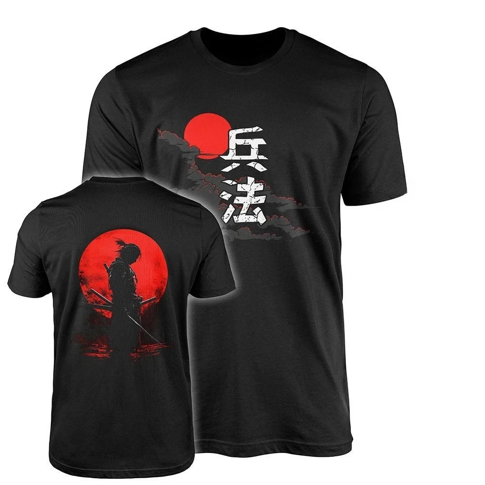 Kunst Des Krieges camiseta militar samurái de algodón puro - imagen 5