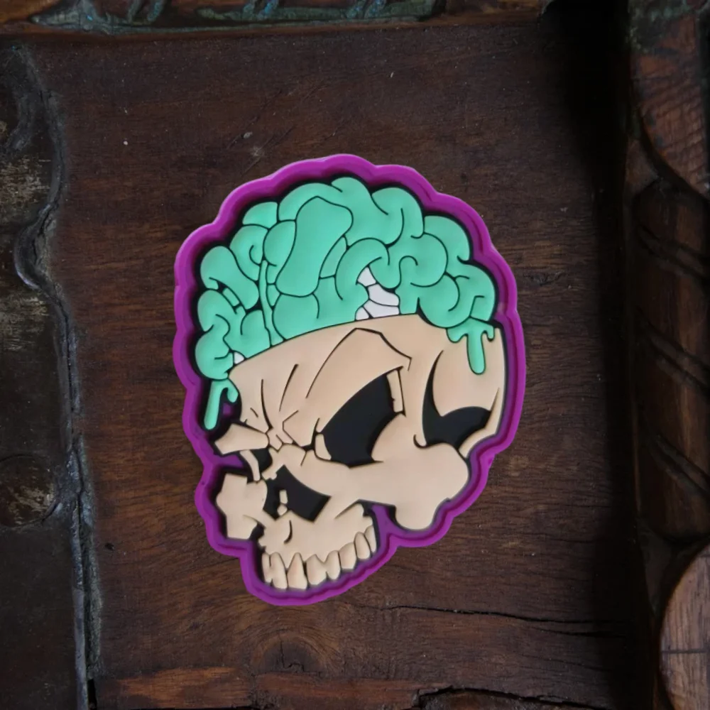 Detalle del parche tipo velcro