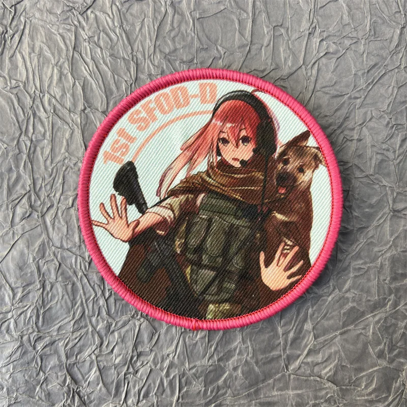 Parche anime militar - insignia táctica para mochila y sombrero - imagen 2