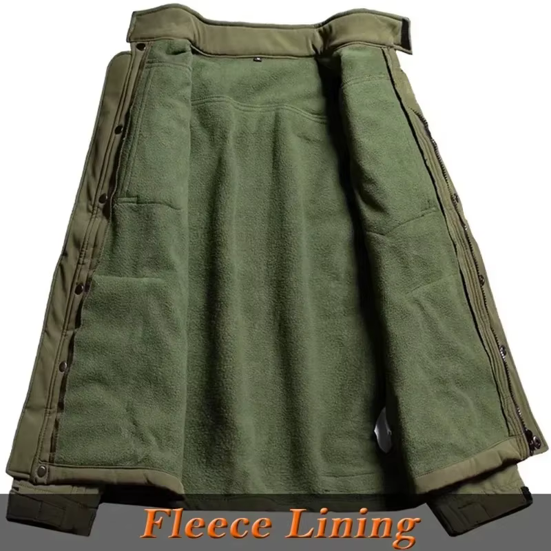 Chaqueta y pantalón tácticos piel de tiburón impermeable - imagen 4