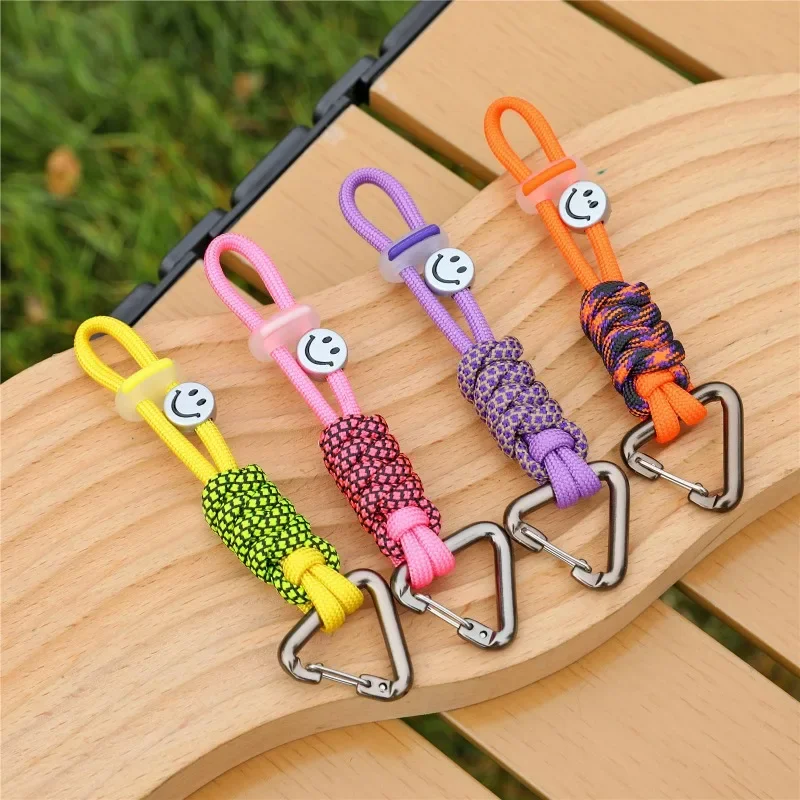 Llavero táctico de paracord con gancho de aluminio para exterior - imagen 5