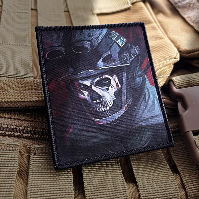 Parche táctico Call of Duty Ghost – Insignia Velcro equipamiento - imagen 4