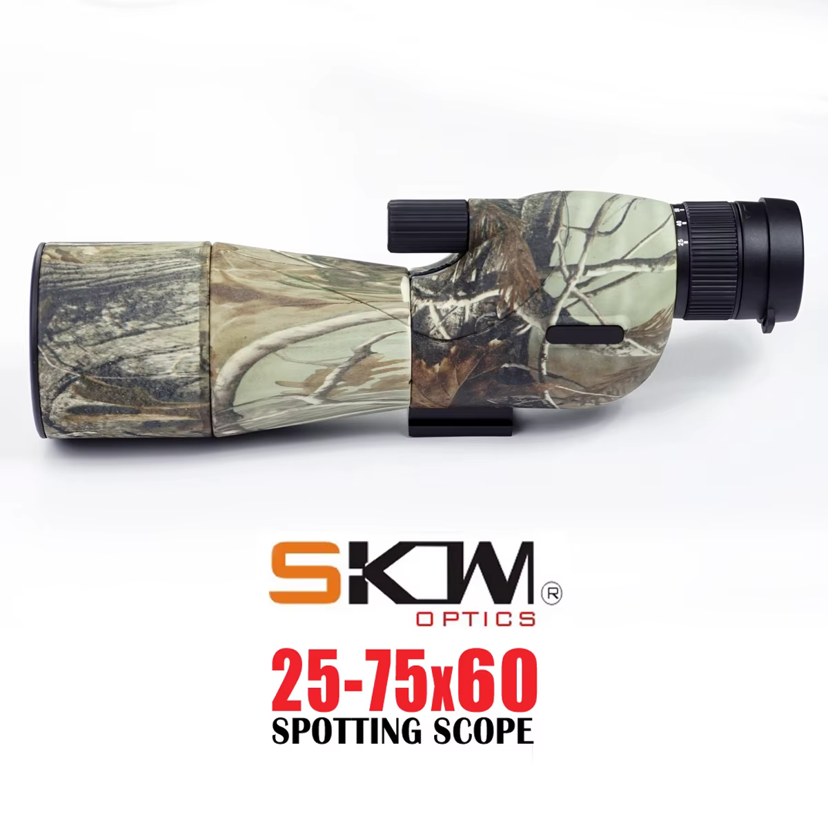 SKWoptics Mira telescópica 25-75x60 táctica camuflaje Realtree trípode - imagen 4